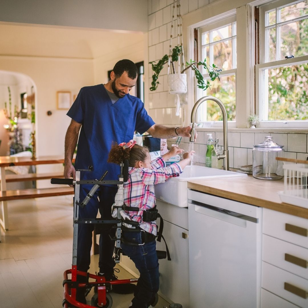 Occupational Therapist doing Occupational Therapy intervention to assist client in NDIS Victoria Melbourne 